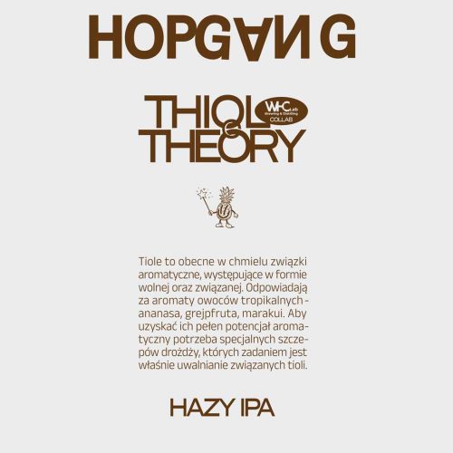 Inne Beczki HopGang - THIOL THEORY - Hazy IPA